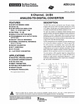 DataSheet ADS1216 pdf